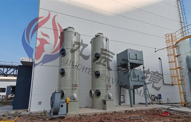 安慶中拓新材料科技有限公司甲類車間有機(jī)廢氣處理項(xiàng)目進(jìn)場安裝