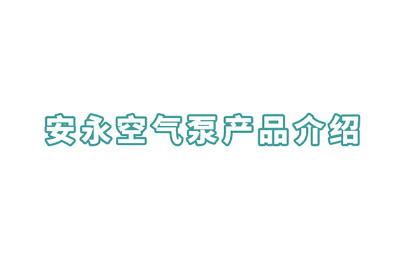 安永空氣泵產(chǎn)品介紹