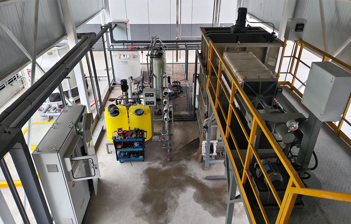 陶特科技甲類倉庫、危廢間廢氣處理系統(tǒng)進場施工