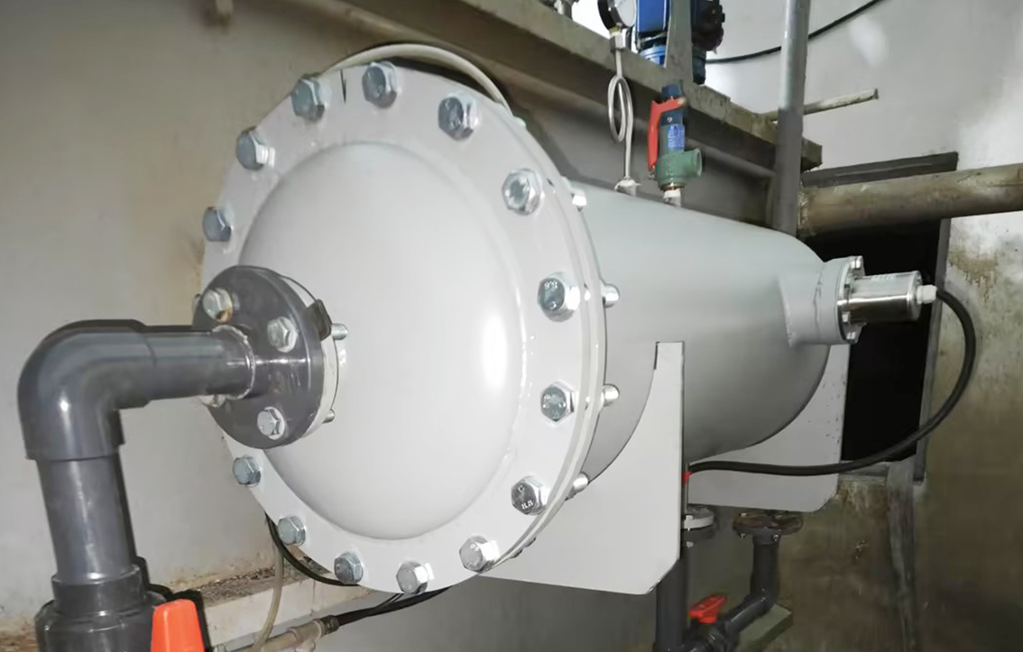 老馬山畜禽屠宰廠氣浮裝置更新改造進場施工