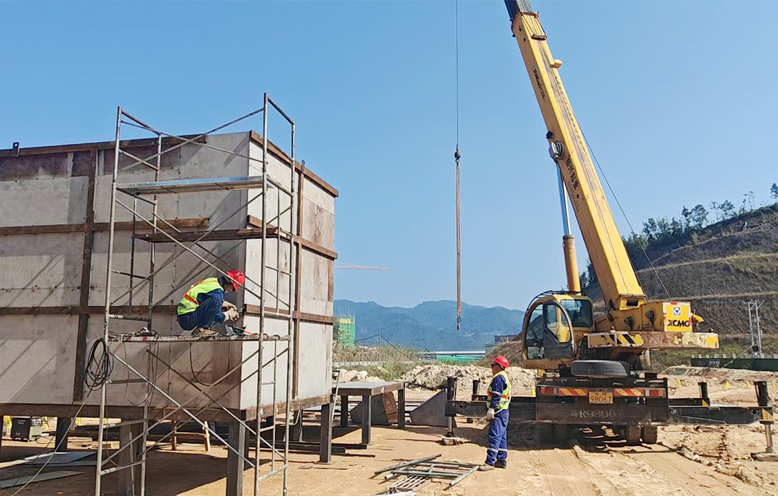 江積工業(yè)園污水處理系統(tǒng)項目進(jìn)場施工