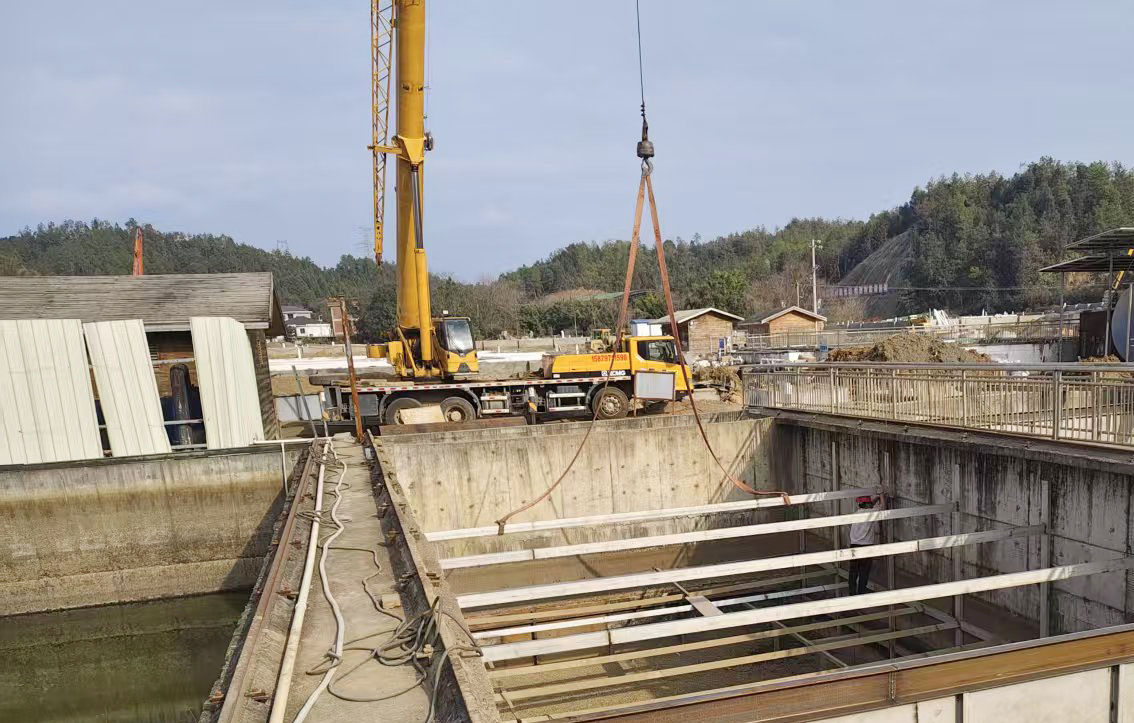 黃沙稀土尾水處理站升級改造及擴(kuò)容項目進(jìn)場施工